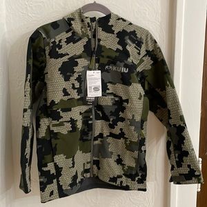 KUIU Boys Guide Hoodie Jacket in Verde Size M (10/12)